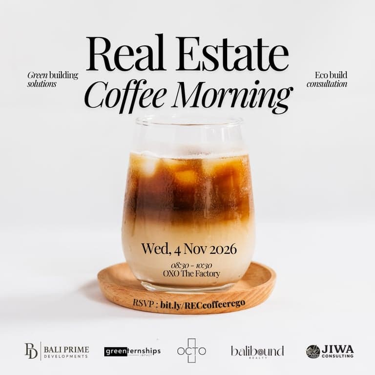 ☕ Real Estate Club Coffee Morning : November 2026